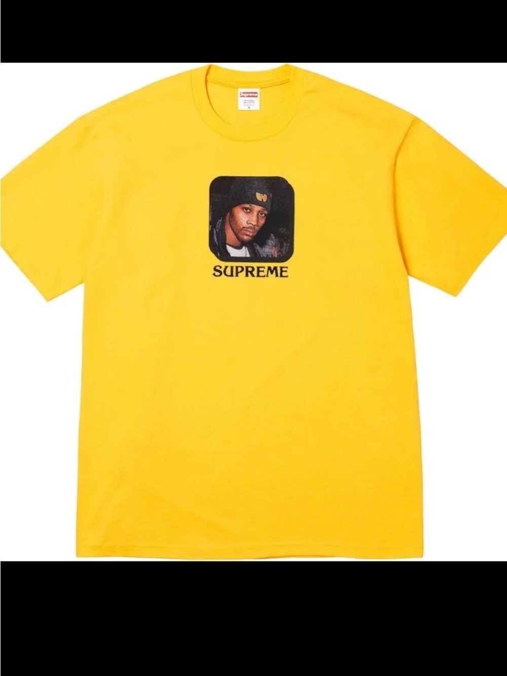 Supreme Yellow WU-TANG RZA Graphic Tee